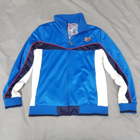 UNK Other - UNK NBA Oklahoma City Thunder Jacket Men's Size Large Full Zip Warm-Up